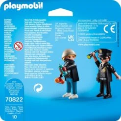 PLAYMOBIL 70822 DuoPack Polizist Und Sprayer, Konstruktionsspielzeug -Trendiger Spielzeugladen PLAYMOBIL 70822 DuoPack Polizist und Sprayer Konstruktionsspielzeug@@1802216 2