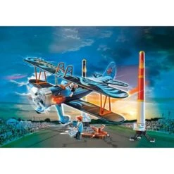 PLAYMOBIL 70831 Air Stuntshow Doppeldecker "Phönix", Konstruktionsspielzeug -Trendiger Spielzeugladen PLAYMOBIL 70831 Air Stuntshow Doppeldecker Ph nix Konstruktionsspielzeug@@1840589 2