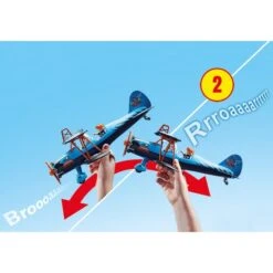 PLAYMOBIL 70831 Air Stuntshow Doppeldecker "Phönix", Konstruktionsspielzeug -Trendiger Spielzeugladen PLAYMOBIL 70831 Air Stuntshow Doppeldecker Ph nix Konstruktionsspielzeug@@1840589 6