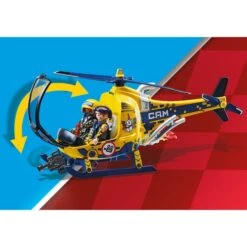 PLAYMOBIL 70833 Air Stuntshow Filmcrew-Helikopter, Konstruktionsspielzeug -Trendiger Spielzeugladen PLAYMOBIL 70833 Air Stuntshow Filmcrew Helikopter Konstruktionsspielzeug@@1840591 4