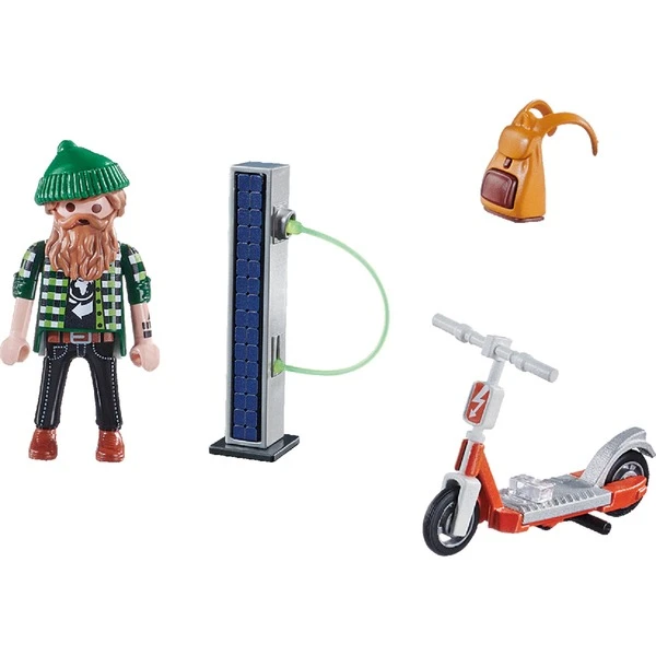 PLAYMOBIL 70873 SpecialPLUS Hipster Mit E-Roller, Konstruktionsspielzeug 2 PLAYMOBIL 70873 SpecialPLUS Hipster Mit E-Roller, Konstruktionsspielzeug – Bild 2