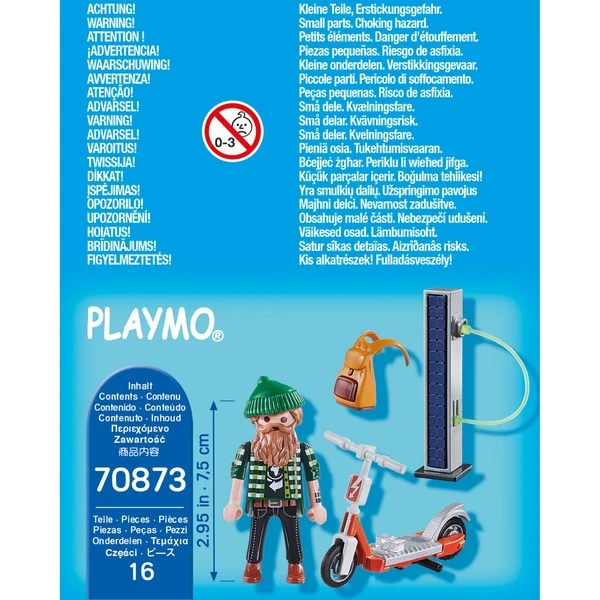 PLAYMOBIL 70873 SpecialPLUS Hipster Mit E-Roller, Konstruktionsspielzeug 4 PLAYMOBIL 70873 SpecialPLUS Hipster Mit E-Roller, Konstruktionsspielzeug – Bild 4