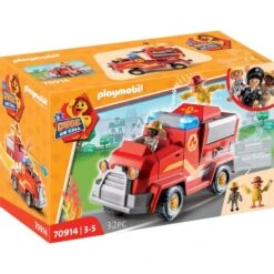 PLAYMOBIL 70914 DUCK ON CALL Feuerwehr Einsatzfahrzeug, Konstruktionsspielzeug