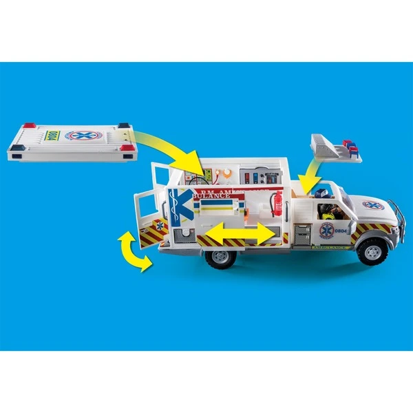 PLAYMOBIL 70936 City Action Rettungs-Fahrzeug: US Ambulance, Konstruktionsspielzeug 7 PLAYMOBIL 70936 City Action Rettungs-Fahrzeug: US Ambulance, Konstruktionsspielzeug – Bild 7