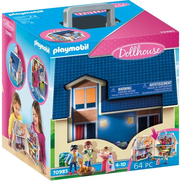 PLAYMOBIL 70985 Dollhouse Mitnehm-Puppenhaus, Konstruktionsspielzeug 1 PLAYMOBIL 70985 Dollhouse Mitnehm-Puppenhaus, Konstruktionsspielzeug