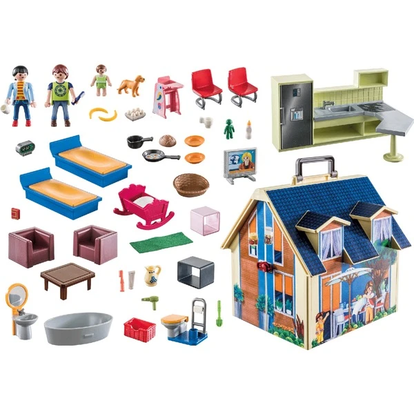 PLAYMOBIL 70985 Dollhouse Mitnehm-Puppenhaus, Konstruktionsspielzeug 2 PLAYMOBIL 70985 Dollhouse Mitnehm-Puppenhaus, Konstruktionsspielzeug – Bild 2