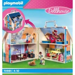 PLAYMOBIL 70985 Dollhouse Mitnehm-Puppenhaus, Konstruktionsspielzeug 10 PLAYMOBIL 70985 Dollhouse Mitnehm-Puppenhaus, Konstruktionsspielzeug -Trendiger Spielzeugladen PLAYMOBIL 70985 Dollhouse Mitnehm Puppenhaus Konstruktionsspielzeug@@1810062 3