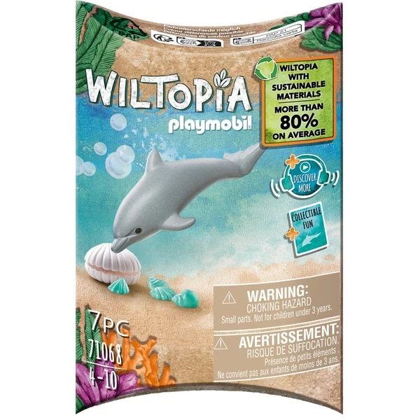 PLAYMOBIL 71068 Wiltopia Junger Delfin, Konstruktionsspielzeug 1 PLAYMOBIL 71068 Wiltopia Junger Delfin, Konstruktionsspielzeug
