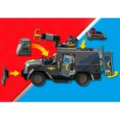PLAYMOBIL 71144 City Action SWAT-Geländefahrzeug, Konstruktionsspielzeug -Trendiger Spielzeugladen PLAYMOBIL 71144 City Action SWAT Gel ndefahrzeug Konstruktionsspielzeug@@1888956 7
