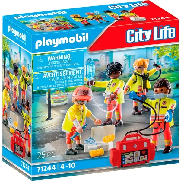 PLAYMOBIL 71244 City Life - Rettungsteam, Konstruktionsspielzeug 1 PLAYMOBIL 71244 City Life - Rettungsteam, Konstruktionsspielzeug