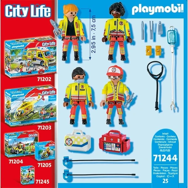 PLAYMOBIL 71244 City Life - Rettungsteam, Konstruktionsspielzeug 5 PLAYMOBIL 71244 City Life - Rettungsteam, Konstruktionsspielzeug – Bild 5