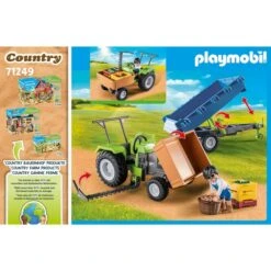 PLAYMOBIL 71249 Traktor Mit Hänger, Konstruktionsspielzeug -Trendiger Spielzeugladen PLAYMOBIL 71249 Traktor mit H nger Konstruktionsspielzeug@@1888993 5
