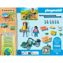 PLAYMOBIL 71306 Country Lastenfahrrad, Konstruktionsspielzeug -Trendiger Spielzeugladen PLAYMOBIL 71306 Country Lastenfahrrad Konstruktionsspielzeug@@1889112 4