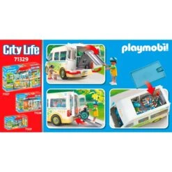 PLAYMOBIL 71329 City Life Schulbus, Konstruktionsspielzeug 13 PLAYMOBIL 71329 City Life Schulbus, Konstruktionsspielzeug -Trendiger Spielzeugladen PLAYMOBIL 71329 City Life Schulbus Konstruktionsspielzeug@@1889118 6