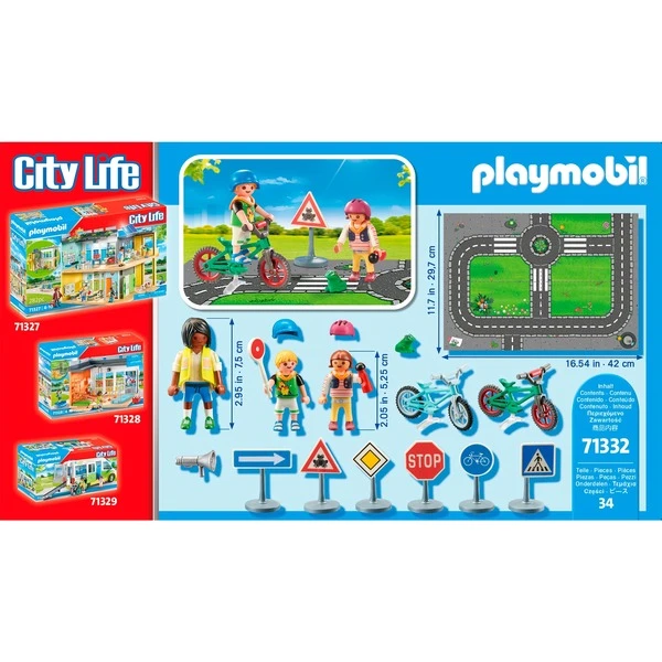 PLAYMOBIL 71332 City Life Fahrradparcours, Konstruktionsspielzeug 5 PLAYMOBIL 71332 City Life Fahrradparcours, Konstruktionsspielzeug – Bild 5