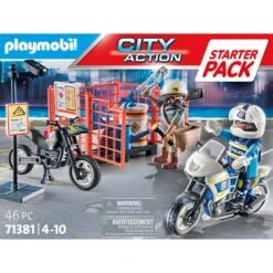 PLAYMOBIL 71381 City Action Starter Pack Polizei, Konstruktionsspielzeug -Trendiger Spielzeugladen PLAYMOBIL 71381 City Action Starter Pack Polizei Konstruktionsspielzeug@@1889176 5