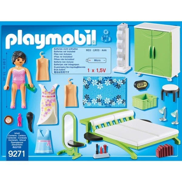 PLAYMOBIL 9271 City Life Schlafzimmer, Konstruktionsspielzeug 2 PLAYMOBIL 9271 City Life Schlafzimmer, Konstruktionsspielzeug – Bild 2