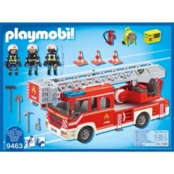 PLAYMOBIL 9463 City Action Feuerwehr-Leiterfahrzeug, Konstruktionsspielzeug -Trendiger Spielzeugladen PLAYMOBIL 9463 City Action Feuerwehr Leiterfahrzeug Konstruktionsspielzeug@@1sspkl0k 2