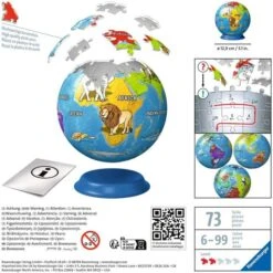 Ravensburger 3D Puzzle-Ball Kindererde -Trendiger Spielzeugladen Ravensburger 3D Puzzle Ball Kindererde@@1451012 2