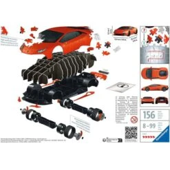 Ravensburger 3D Puzzle Lamborghini Huracán EVO - Arancio -Trendiger Spielzeugladen Ravensburger 3D Puzzle Lamborghini Hurac n EVO Arancio@@1911628 2