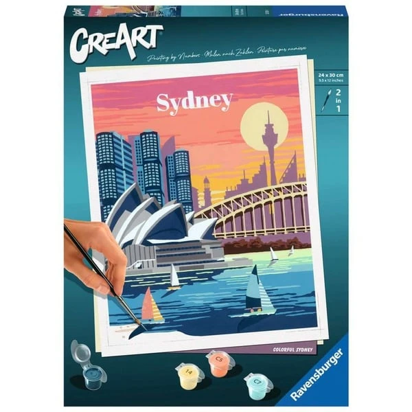 Ravensburger CreArt - Colorful Sydney, Malen 1 Ravensburger CreArt - Colorful Sydney, Malen