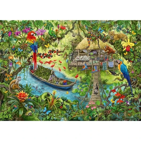 Ravensburger EXIT Puzzle Kids - Die Dschungelexpediton 2 Ravensburger EXIT Puzzle Kids - Die Dschungelexpediton – Bild 2
