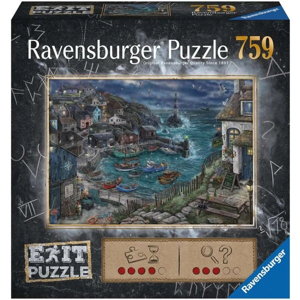 Ravensburger EXIT Puzzles Das Fischerdorf 1 Ravensburger EXIT Puzzles Das Fischerdorf