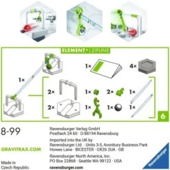 Ravensburger GraviTrax Element Zipline, Bahn -Trendiger Spielzeugladen Ravensburger GraviTrax Element Zipline Bahn@@1913205 1