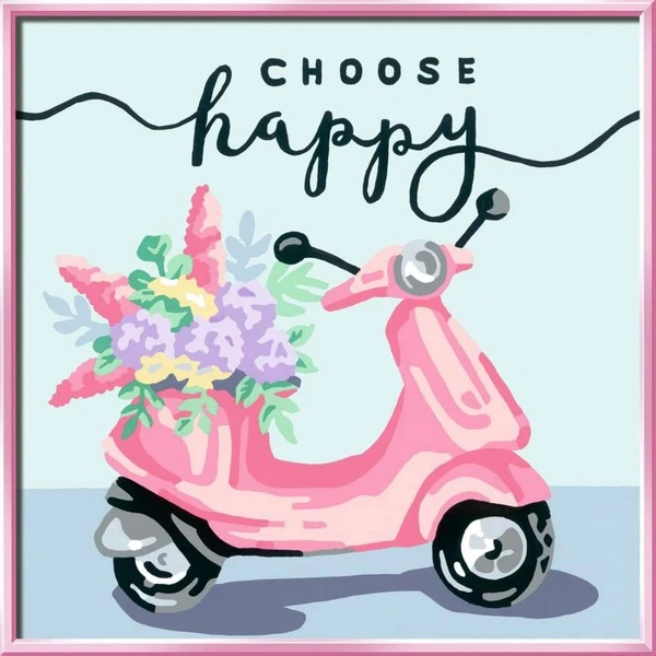 Ravensburger Malen Nach Zahlen - Choose Happy 2 Ravensburger Malen Nach Zahlen - Choose Happy – Bild 2