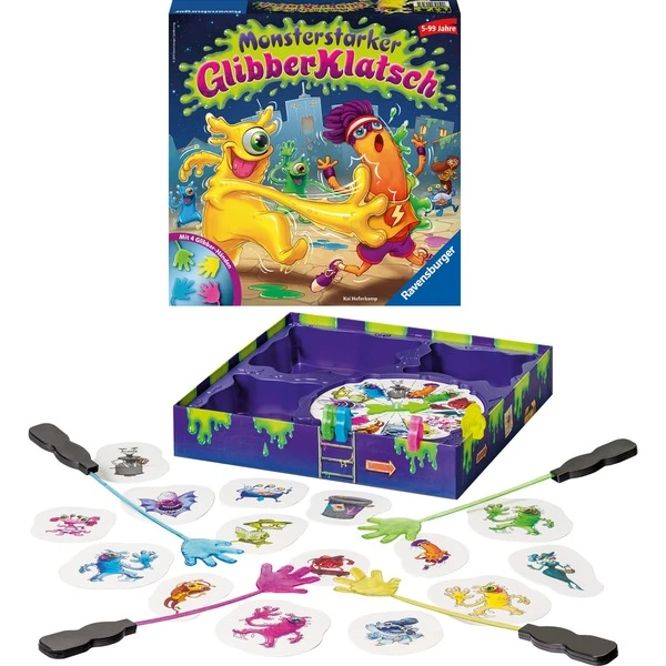 Ravensburger Monsterstarker GlibberKlatsch, Brettspiel 2 Ravensburger Monsterstarker GlibberKlatsch, Brettspiel – Bild 2