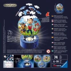 Ravensburger Puzzle-Ball Nachtlicht Paw Patrol -Trendiger Spielzeugladen Ravensburger Puzzle Ball Nachtlicht Paw Patrol@@1389673 2