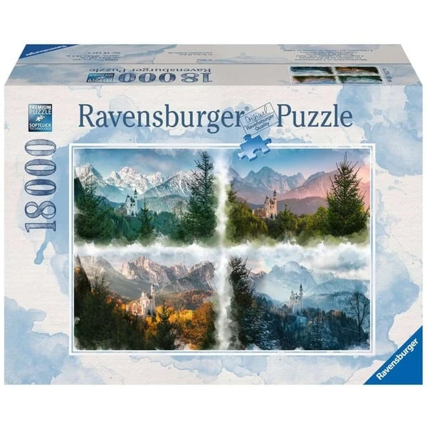 Ravensburger Puzzle Märchenschloss In 4 Jahreszeiten 1 Ravensburger Puzzle Märchenschloss In 4 Jahreszeiten
