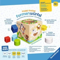 Ravensburger Ministeps: Fridas Frecher Formenwürfel, Geschicklichkeitsspiel -Trendiger Spielzeugladen Ravensburger ministeps Fridas frecher Formenw rfel Geschicklichkeitsspiel@@1911089 3