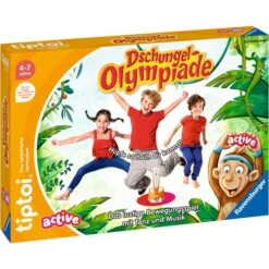 Ravensburger Tiptoi ACTIVE Dschungel-Olympiade, Brettspiel