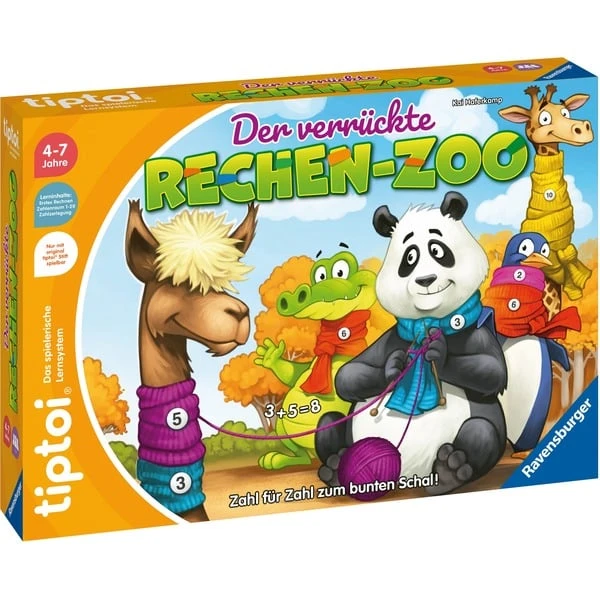 Ravensburger Tiptoi Der Verrückte Rechen-Zoo, Brettspiel 1 Ravensburger Tiptoi Der Verrückte Rechen-Zoo, Brettspiel