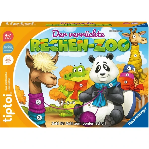 Ravensburger Tiptoi Der Verrückte Rechen-Zoo, Brettspiel 2 Ravensburger Tiptoi Der Verrückte Rechen-Zoo, Brettspiel – Bild 2
