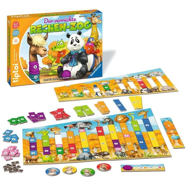 Ravensburger Tiptoi Der Verrückte Rechen-Zoo, Brettspiel 3 Ravensburger Tiptoi Der Verrückte Rechen-Zoo, Brettspiel – Bild 3