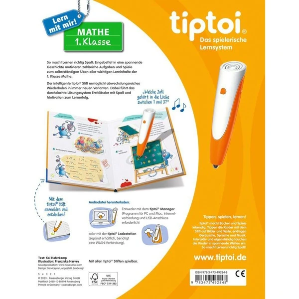 Ravensburger Tiptoi Lern Mit Mir! Mathe 1. Klasse, Lernbuch 2 Ravensburger Tiptoi Lern Mit Mir! Mathe 1. Klasse, Lernbuch – Bild 2