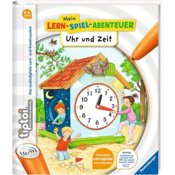 Ravensburger Tiptoi Mein Lernspiel-Abenteuer Uhr Und Zeit, Lernbuch 1 Ravensburger Tiptoi Mein Lernspiel-Abenteuer Uhr Und Zeit, Lernbuch