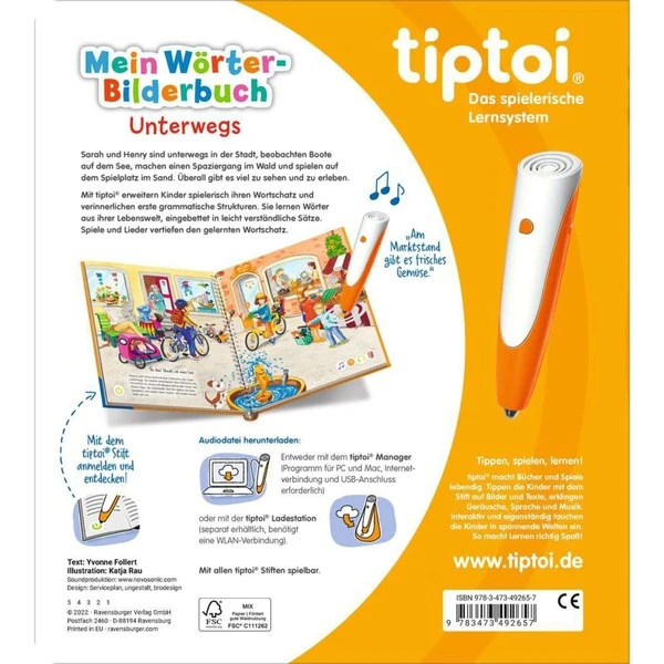 Ravensburger Tiptoi Mein Wörter-Bilderbuch: Unterwegs, Lernbuch 2 Ravensburger Tiptoi Mein Wörter-Bilderbuch: Unterwegs, Lernbuch – Bild 2