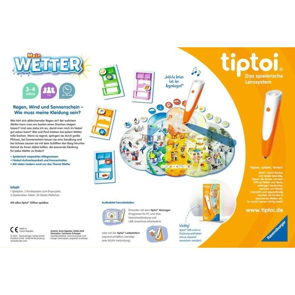 Ravensburger Tiptoi Mein Wetter, Brettspiel 3 Ravensburger Tiptoi Mein Wetter, Brettspiel – Bild 3