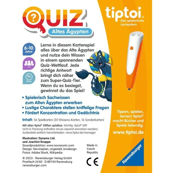 Ravensburger Tiptoi Quiz Altes Ägypten, Quizspiel 2 Ravensburger Tiptoi Quiz Altes Ägypten, Quizspiel – Bild 2