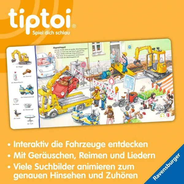 Ravensburger Tiptoi Suchen Und Entdecken: Fahrzeuge, Lernbuch 5 Ravensburger Tiptoi Suchen Und Entdecken: Fahrzeuge, Lernbuch – Bild 5