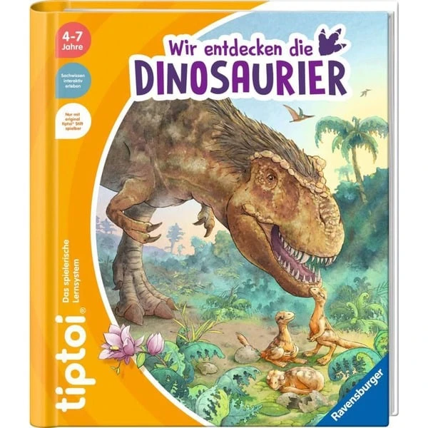 Ravensburger Tiptoi Wir Entdecken Die Dinosaurier, Lernbuch 1 Ravensburger Tiptoi Wir Entdecken Die Dinosaurier, Lernbuch