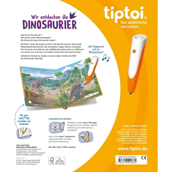 Ravensburger Tiptoi Wir Entdecken Die Dinosaurier, Lernbuch 3 Ravensburger Tiptoi Wir Entdecken Die Dinosaurier, Lernbuch – Bild 3