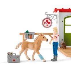 Schleich Farm World Tierarzt-Praxis Mit Haustieren, Spielfigur -Trendiger Spielzeugladen Schleich Farm World Tierarzt Praxis mit Haustieren Spielfigur@@1832663 2