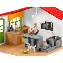 Schleich Farm World Tierarzt-Praxis Mit Haustieren, Spielfigur -Trendiger Spielzeugladen Schleich Farm World Tierarzt Praxis mit Haustieren Spielfigur@@1832663 5
