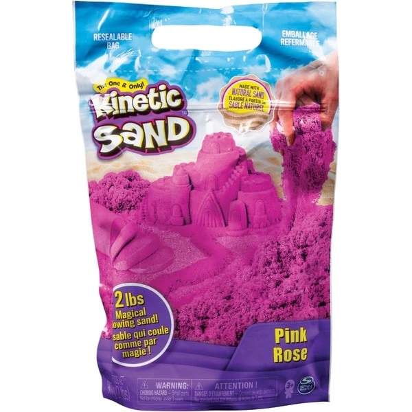 Spin Master Kinetic Sand Colour Bag Pink, Spielsand 1 Spin Master Kinetic Sand Colour Bag Pink, Spielsand