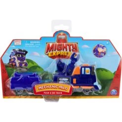 Spin Master Mighty Express Push-and-Go Zug Mechaniker Milo Mit Güterwaggon, Spielfahrzeug -Trendiger Spielzeugladen Spin Master Mighty Express Push and Go Zug Mechaniker Milo mit G terwaggon Spielfahrzeug@@1850050 4