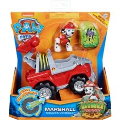 Spin Master Paw Patrol Dino Rescue Deluxe Fahrzeug Marshall, Spielfahrzeug